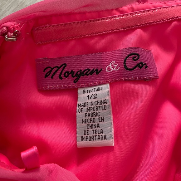 Morgan and Co - Pink Ombré Gown - size 1/2 - Picture 4 of 6